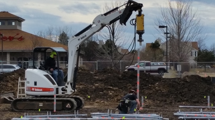 Helical Pile Installation Elgin Illinois